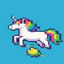 Pixelated Farting Unicorn (PFU) logo