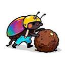 屎壳郎 (Dung Beetle) (屎壳郎) logo