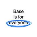 Base is for everyone (BASEISFOREVERYONE) logo