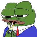 pepe wif cig (PWC) logo
