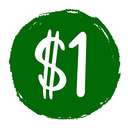 will go to $1 (DOLLARCOIN) logo