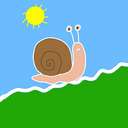 a slow runner (SNAIL) logo