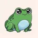 just a frog (FROG) logo
