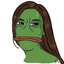 The wife of Pepe The Frog (PEEPA) logo