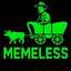 Lack Of Memes (MEMELESS) logo