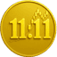 11.11 (11.11) logo